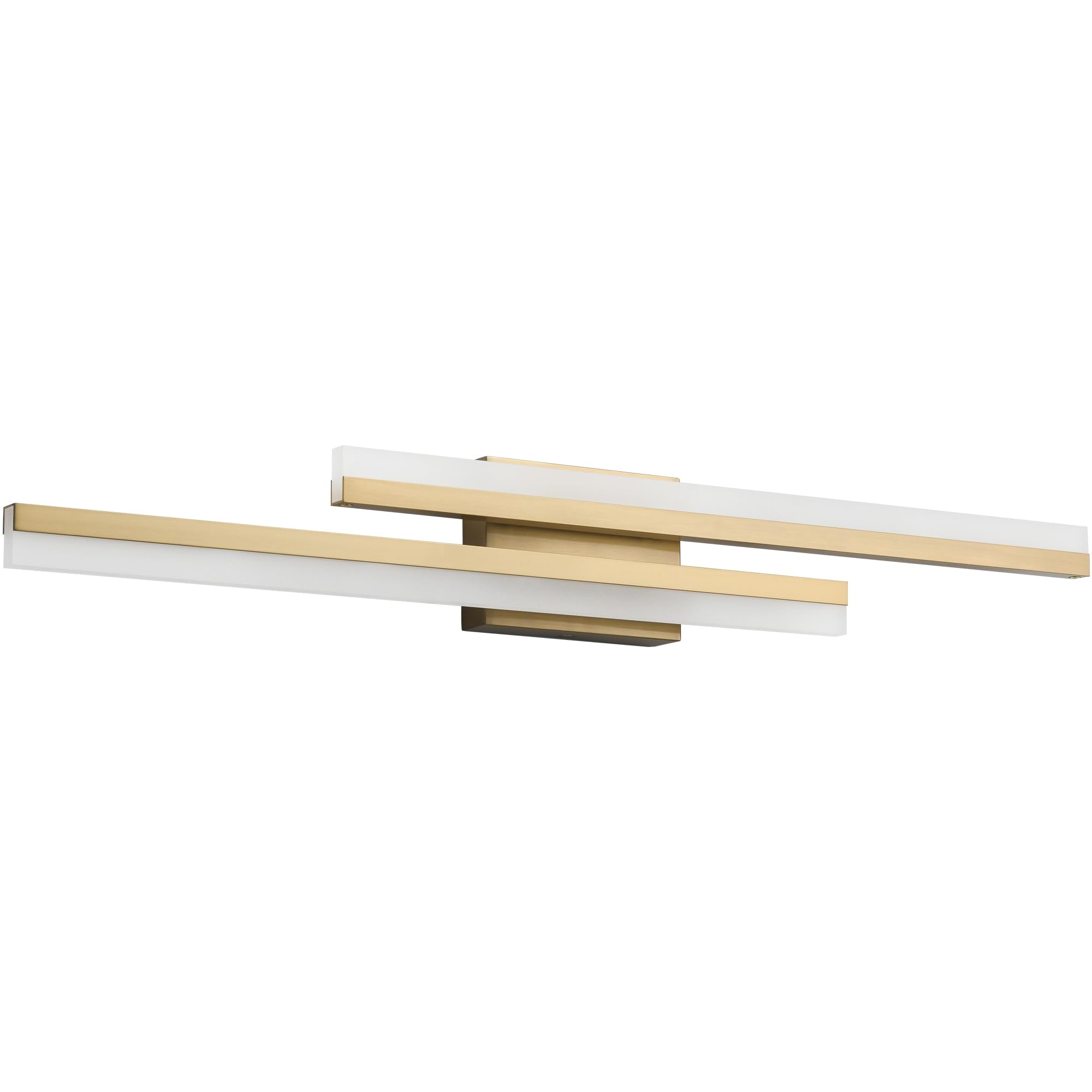 Presde 32Inch Modern Led Bathroom Vanity Light Fixtures Over Mirror Brushed Gold Vanity Lighting(Cold White 6000K)