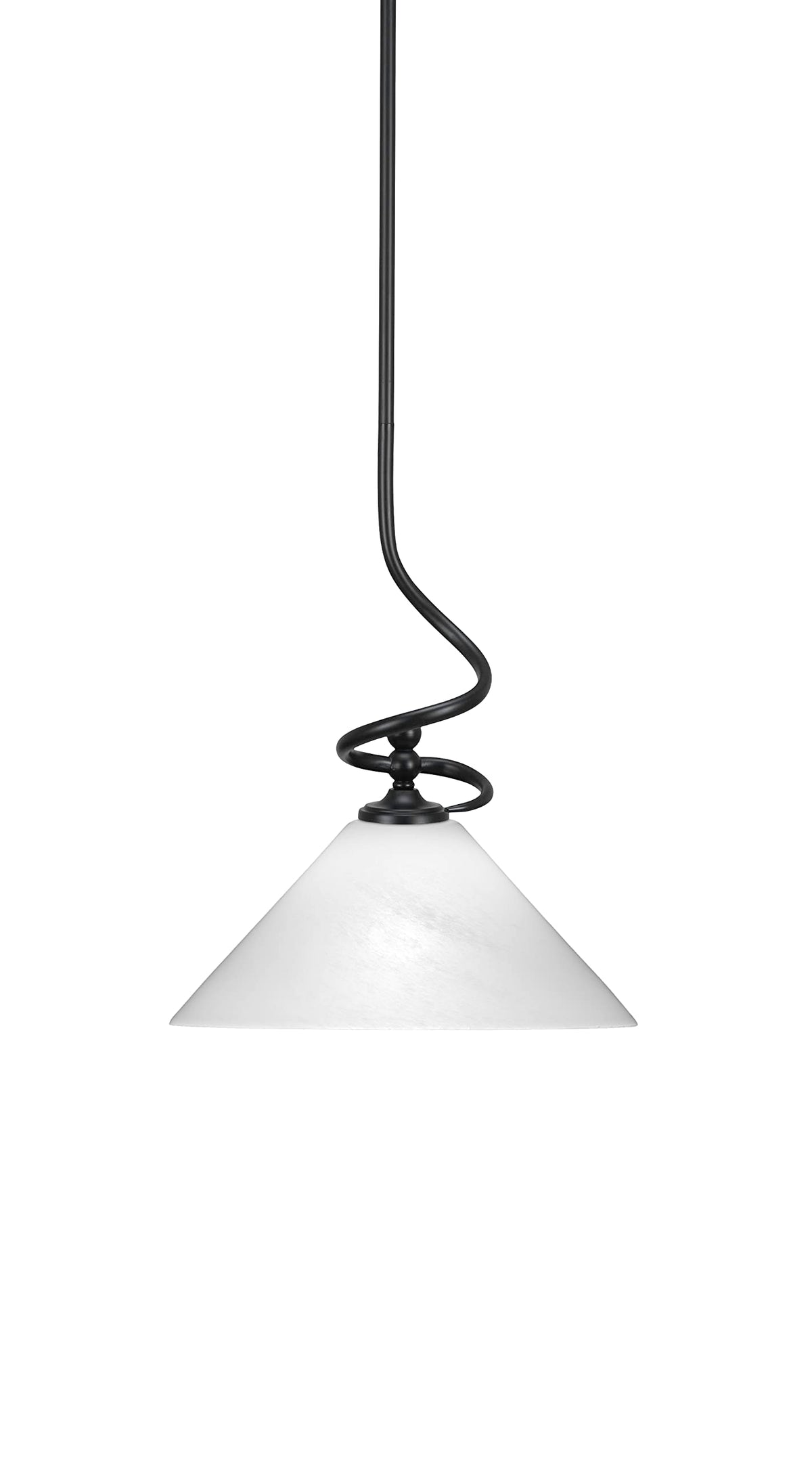Capri 1 Light Mini Pendant in Matte Black (901-MB-2121)