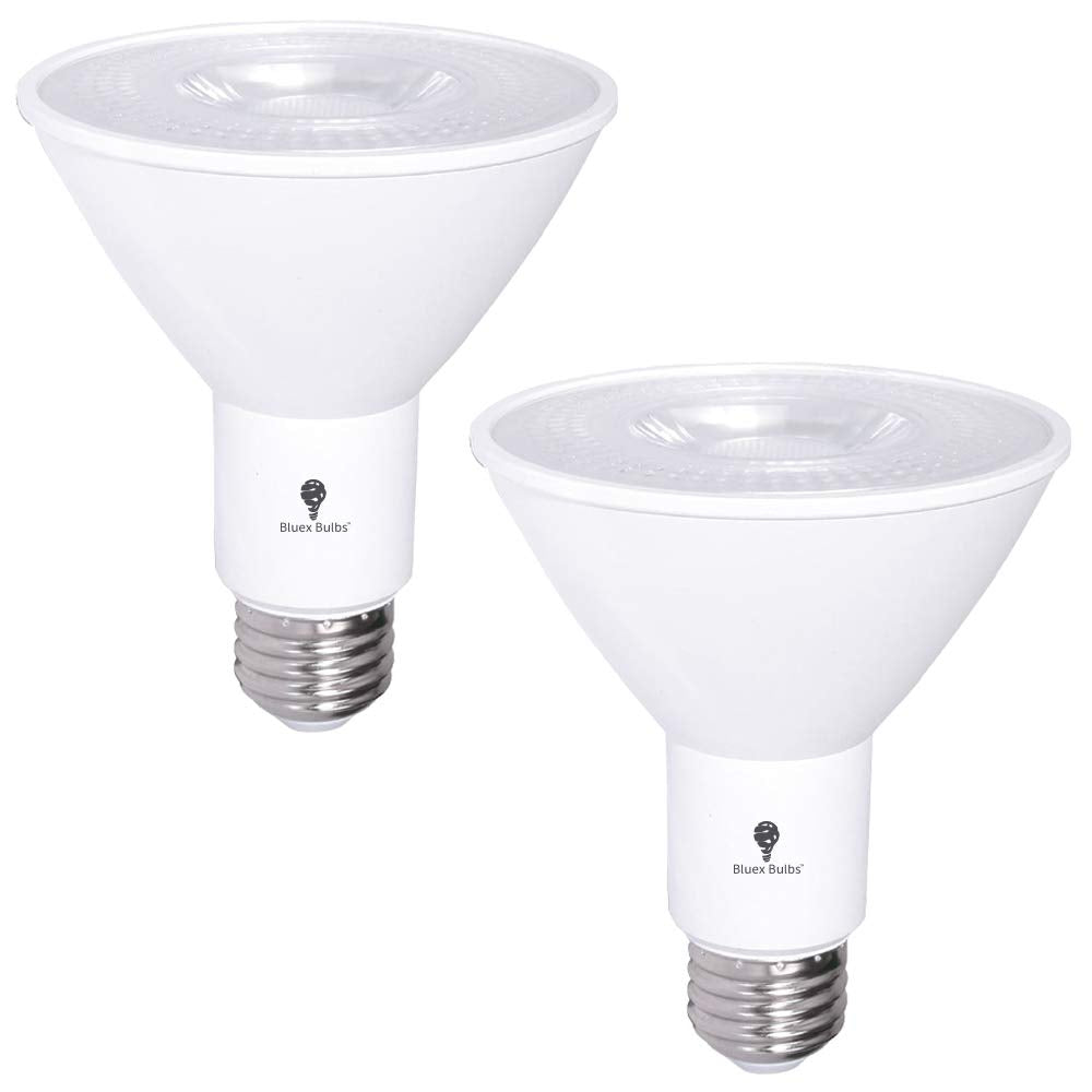 2 Pack Par30 Outdoor Led Flood Light Bulb 12W 100 Watt Equivalent 900 Lumens Dimmable Waterproof E26 6000K Daylight Led Flood Li