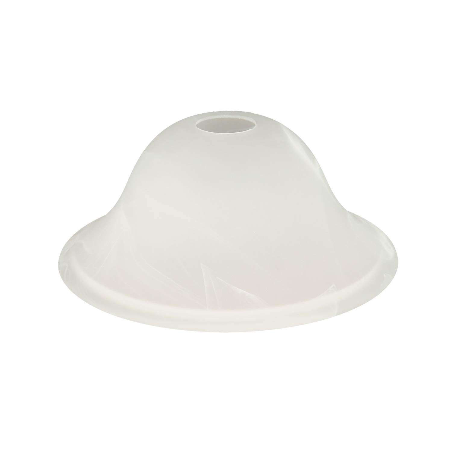 Giluta Small Floor Lamp Glass Shade Replacement Globe, Alabaster Style, 4.13in Height, 9.45in Width, Model A00039