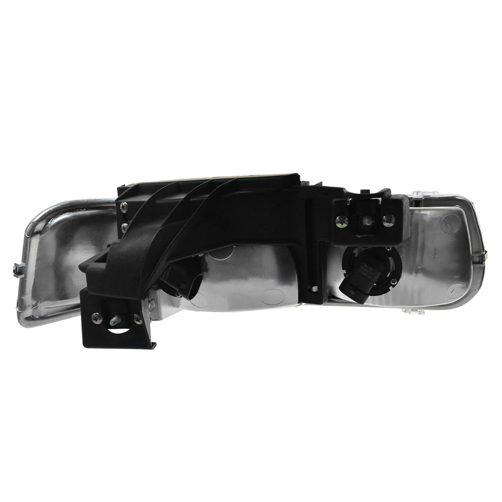 TRQ Headlight & Parking Light Assembly Set for 1999-2006 Chevy Silverado/Suburban/Tahoe, Clear, Model LKA55876