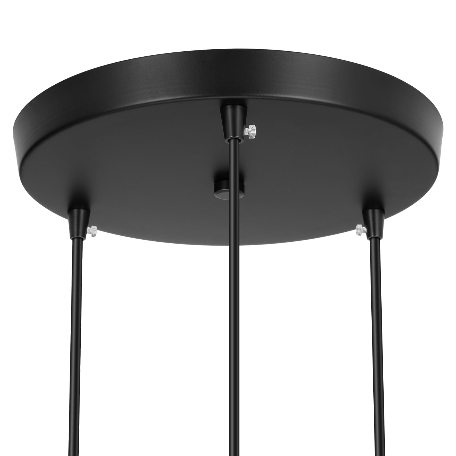 Canomo 10 Inch Black Ceiling Canopy Kit For 3 Head Pendant Light - Iron Lighting Accessory