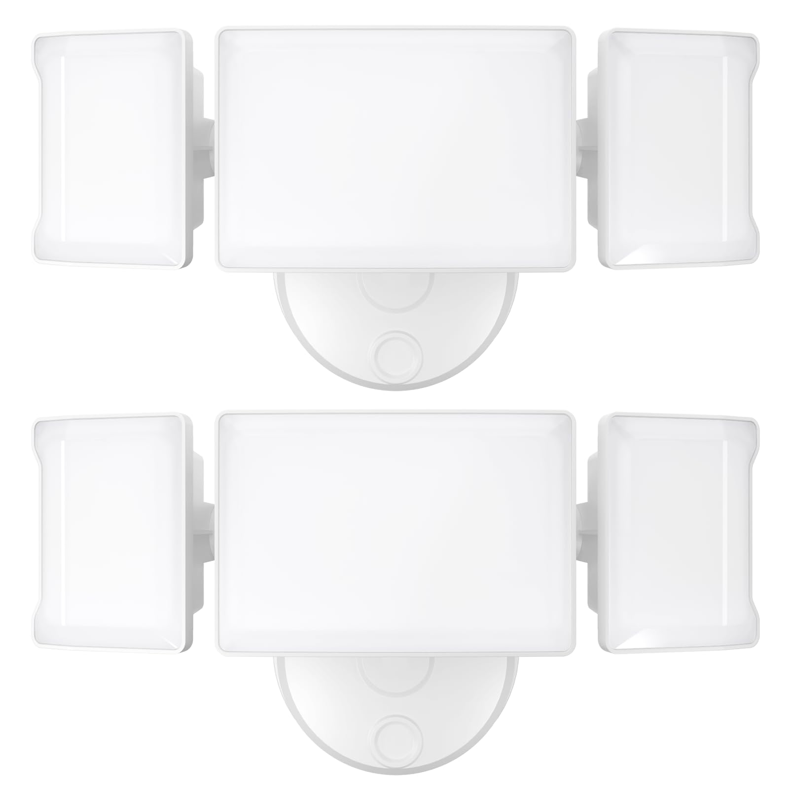 Olafus 60W Led Flood Lights 2 Pack, 6000Lm, Ip65 Waterproof, White, Model Bdb50-3 For Outdoor Security