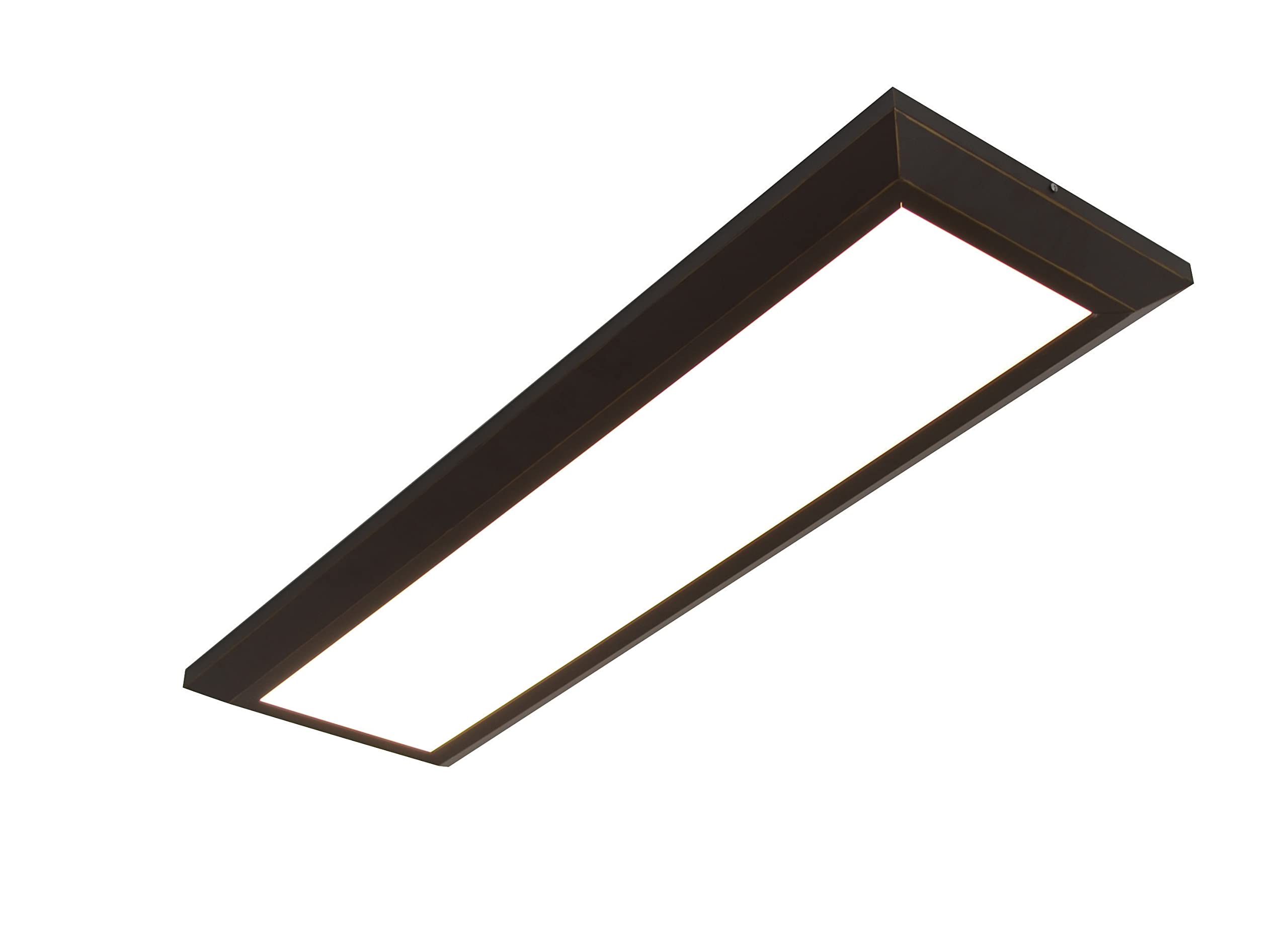 LED Linear Ceiling Light in Oil Rubbed Bronze (50.38 in. W x 15 in. D x 2 in. H)