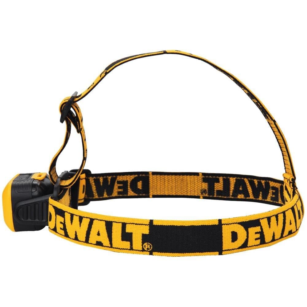 DEWALT Headlamp 200 Lumen, Yellow, Model DWHT81424 for Jobsite Use