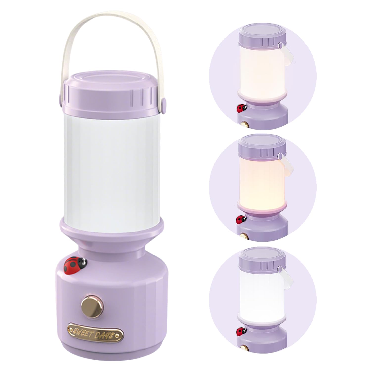 Rechargeable Lamp For Kid Toddler Flashlight With Soft Light & Eye Protection Indoor Outdoor Hanging Tent Portable Night Light B