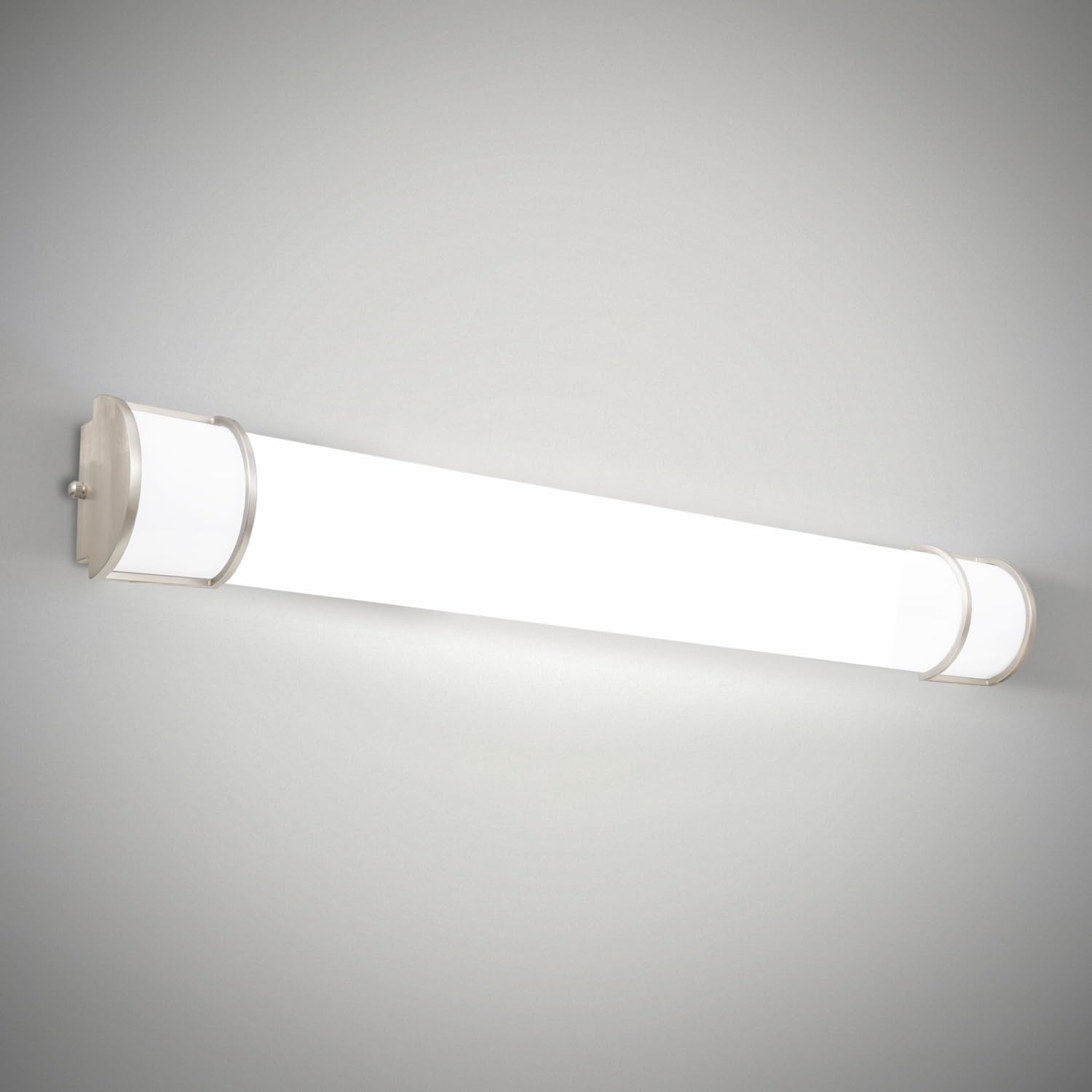ASD LED Vanity Lighting Fixture 35W 3200LM 3000K-5000K 48 Inch Brushed Nickel Model A-LVF21-48D35CCNK