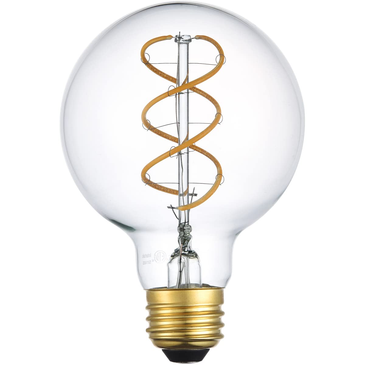 LED Decorative Helix vertical 3000K filament 6 watts 420 lumens G25 light bulb