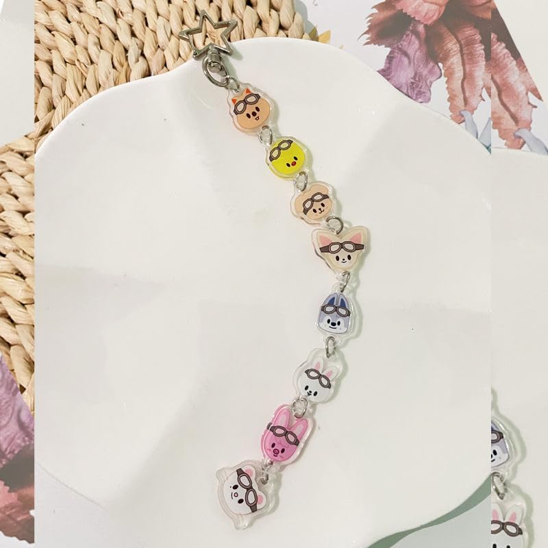 Bensmabay SK Lightstick V2.0,SKZ Cheering Lights for Concert Light Sticks/K-Pop Kids Lightstick with Keychain