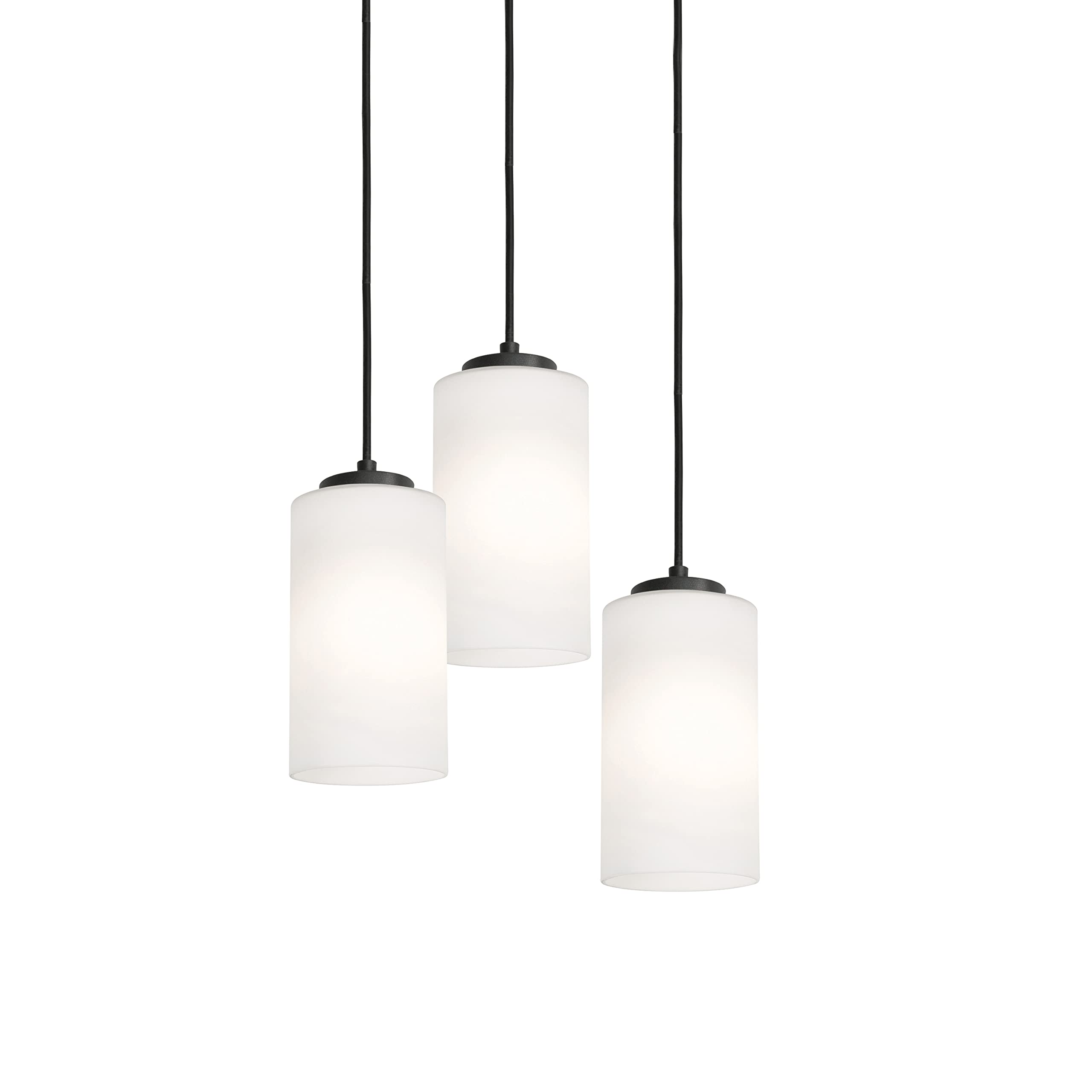 AFX Leo 6 Light Round Pendant - Black