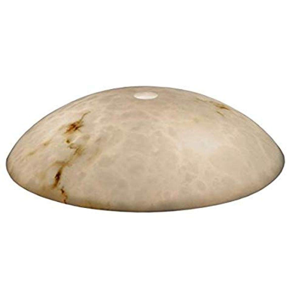 Meyda Tiffany 20&quot; White Corinth Marble Lamp Shade - Elegant Acrylic Lighting Decor