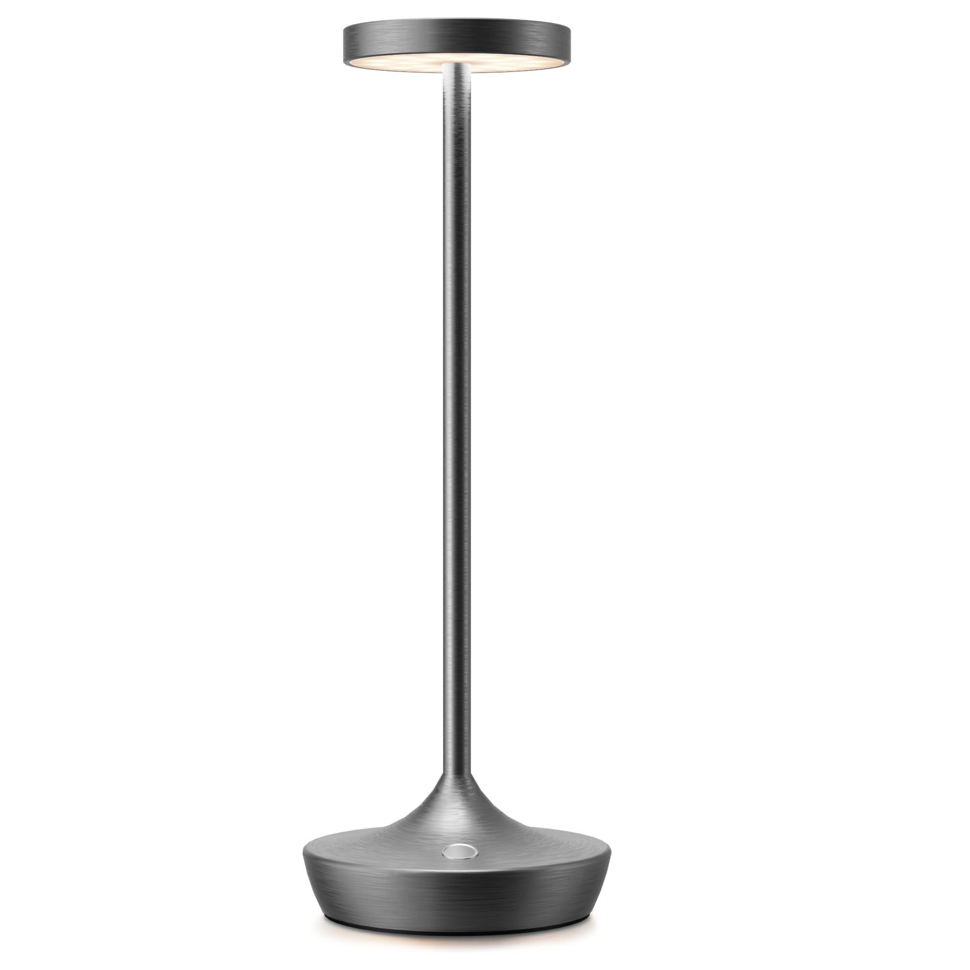 Willdoak Cordless Table Lamp Outdoor - Rechargeable 6000mAh Battery Operated Table Light - LED Portable Touch Dimmable Waterproo