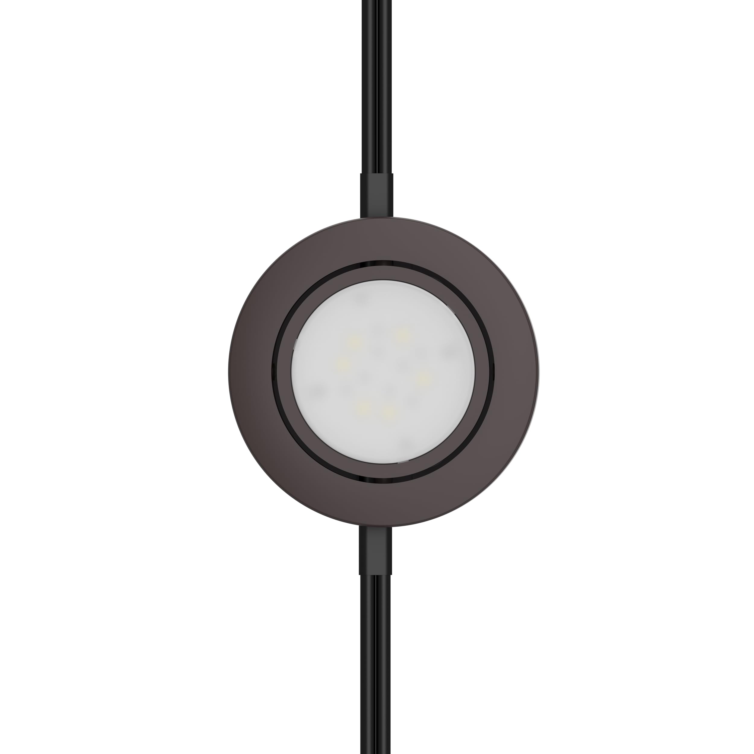 GETINLIGHT Swivel LED Puck Light with ETL List, Recessed or Surface Mount Design, Warm White 2700K, Bronze Finished, Power Cord 