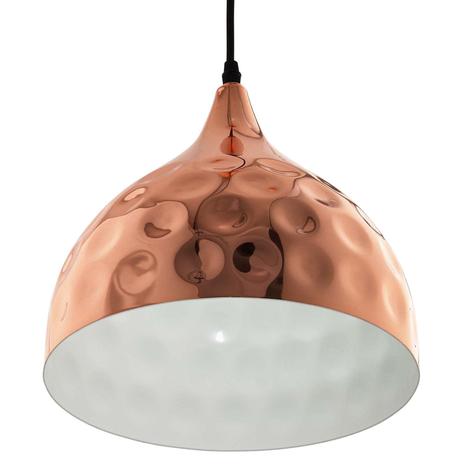 Modway Dimple Contemporary Modern Bell Shade 11 Hanging Ceiling Light Pendant Light Fixture In