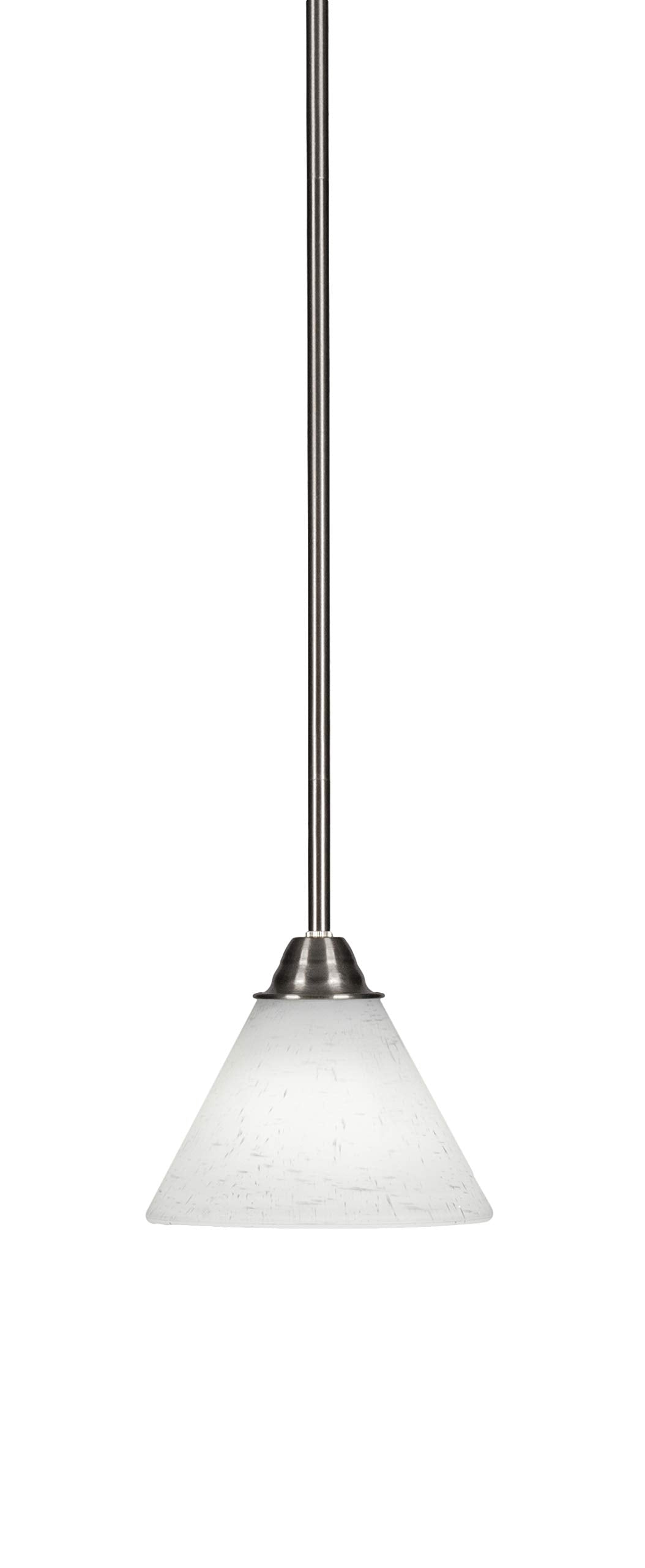 Toltec Lighting Paramount 1 Light Mini Pendant in Brushed Nickel (3401-BN-312)