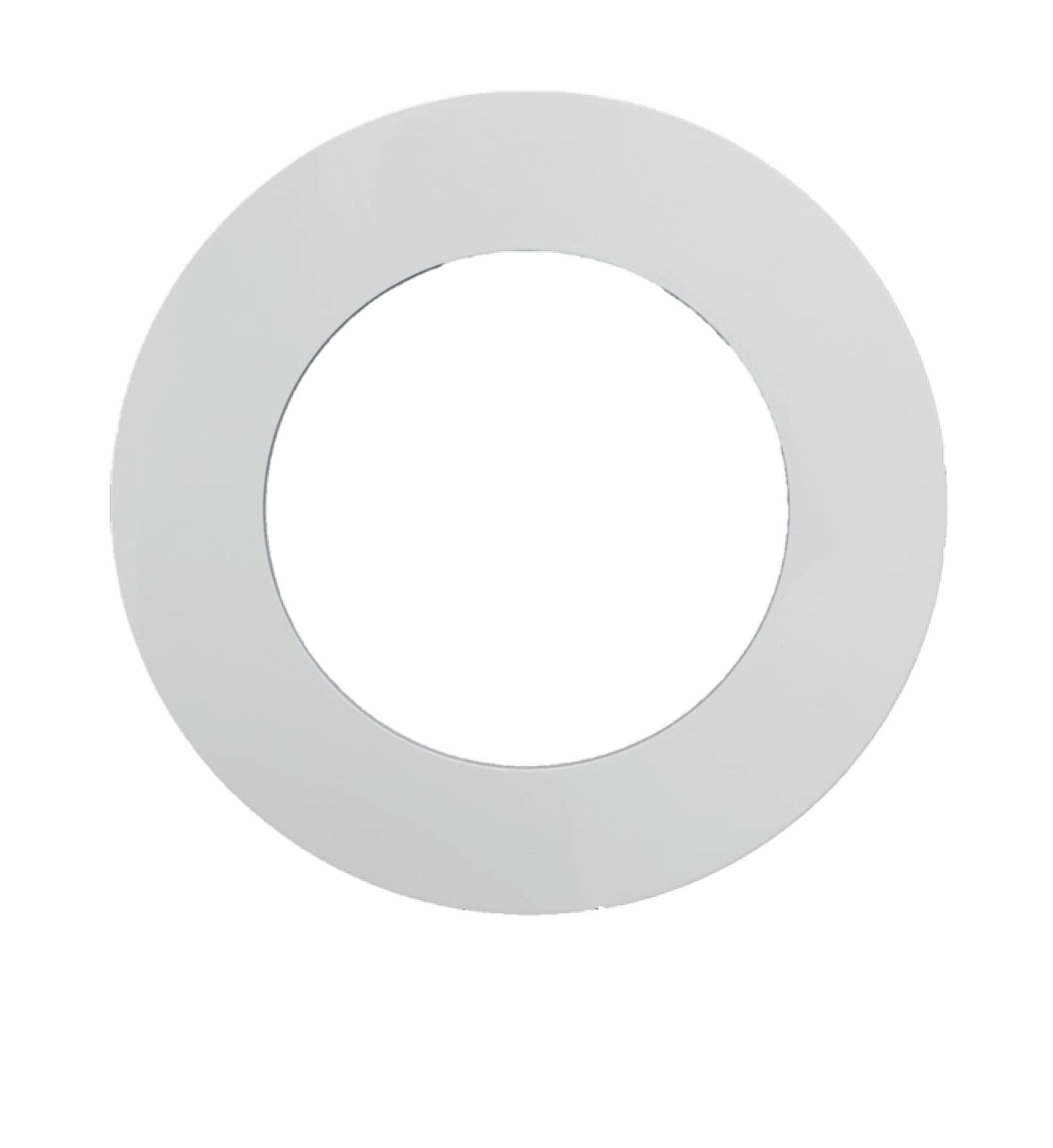 JSP Manufacturing Trim Rings 10in Inch Recessed Light Ring Plastic Fixture, White, 1 Trim Ring