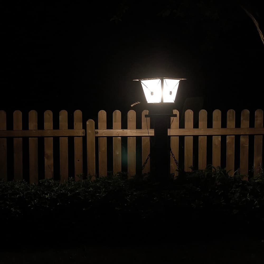 HUTTUUBUDU LED Landscape Light Bulbs 1W 12V Cool White 6000K, Wedge Base T5, 8 Pack Garden Bulbs, Low Voltage Incandescent