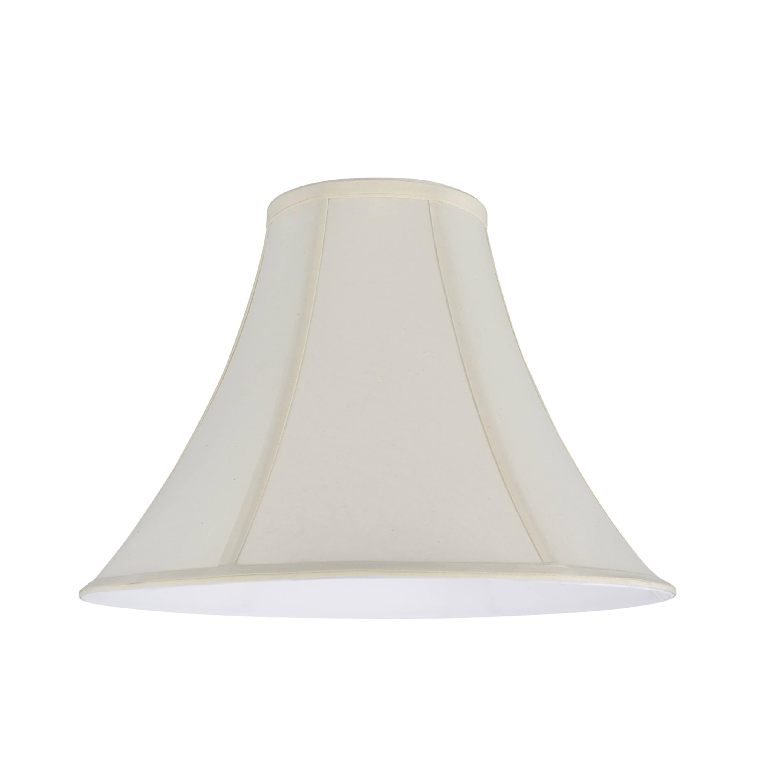 Aspen Creative 30031A Transitional Bell Shaped Spider Construction Lamp Shade in Ivory, 16&quot; wide (6&quot; x 16&quot; x 12&quot;)