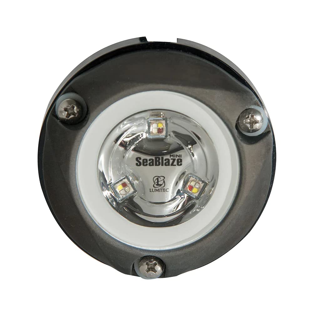 Lumitec Lighting 101457, Mini Led Underwater Light, Surface Mount, Zambezi, Blue Non-Dimming