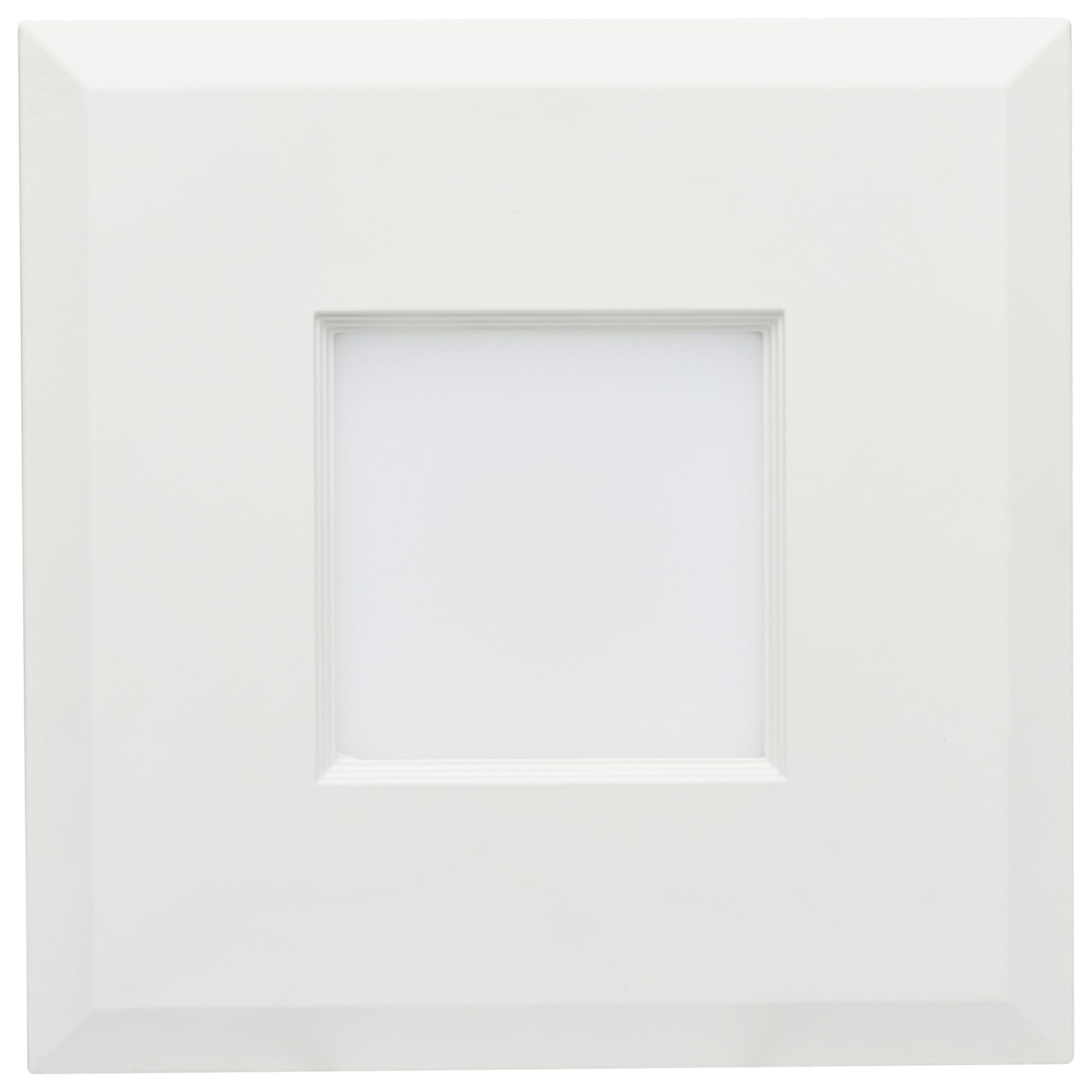 Satco Led Retrofit Downlight With Stepped Baffle, Cct Selectable 2700K/3000K/3500K/4000K/5000K, 5-6 Inch Square, White