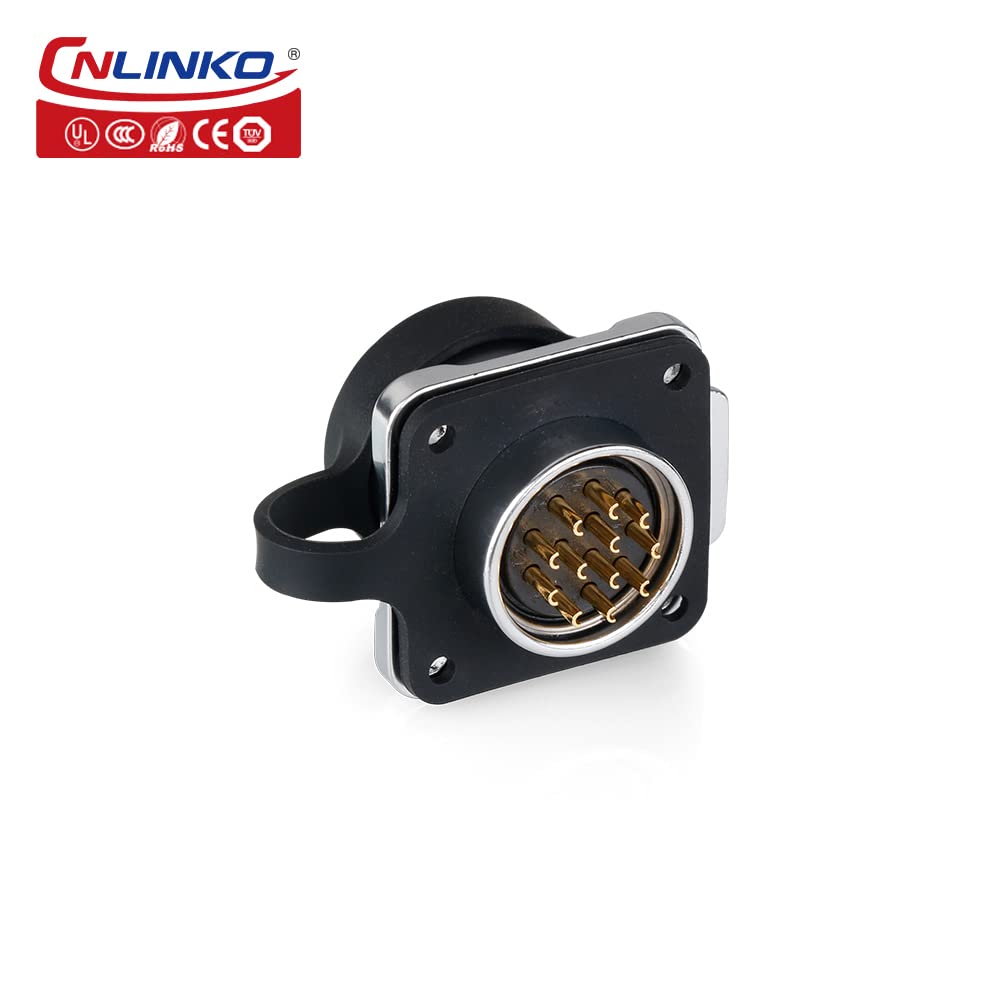 Cnlinko Lp20 Series Waterproof Connector, Ip68 Power Connector 2Pin 3Pin 4Pin 5Pin 7Pin 9Pin 12Pin Connector For Led Lamp Projec