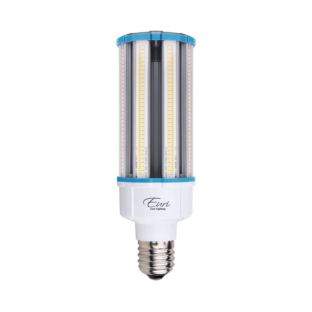 Euri Lighting Ecb63W-303Sw, Led Corn Bulb, Cct (3K, 4K, 5K) & Wattage Tunable (63W, 54W, 36W), 135-150Lm/W, 100~277Vac, Step Dim