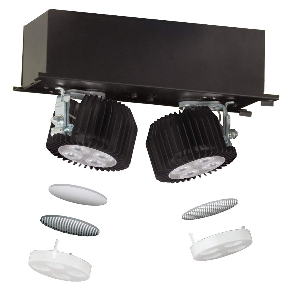 Jesco Lighting ML4A-LENS-2 Accessory - Optional Lens Holder for 2 Lens, Clear Finish