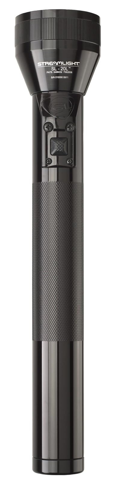 Streamlight 20703 Sl-20L 450-Lumen Full Size Rechargeable Led Flashlight With 120-Volt Ac/12-Volt Dc Smart Charger, 2 Sleeves, B