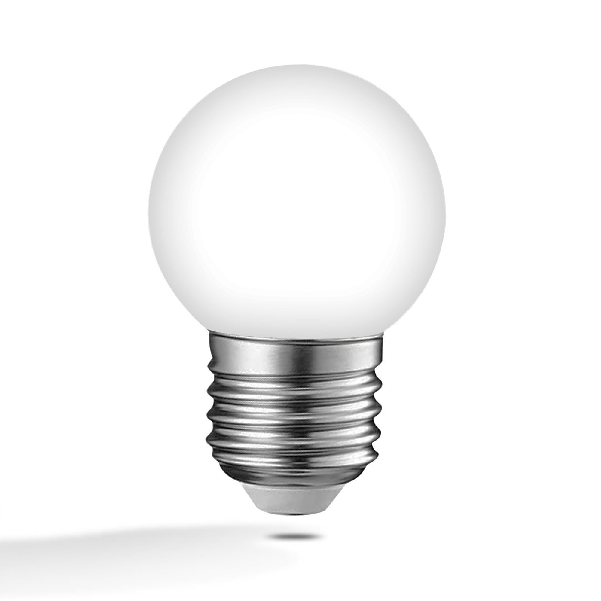 Led Light Bulb, 95Ra Daywhite Refrigerator Light Bulb G45 40W Equivalent, 5W 6000K E26 Waterproof Full Spectrum Lightbulbs Cool 