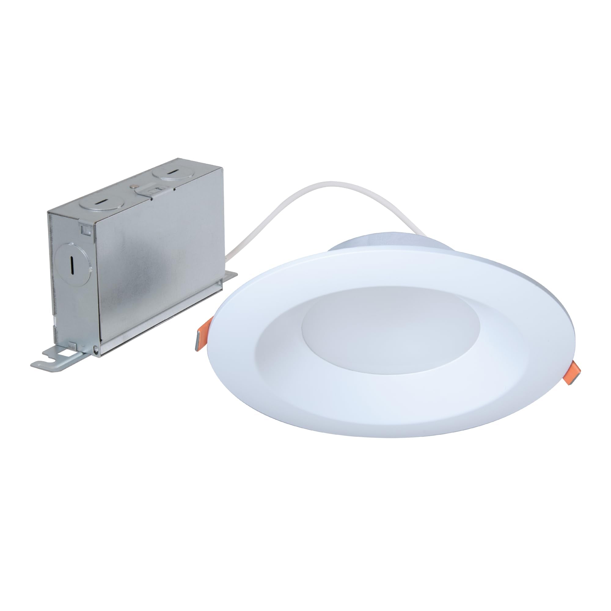 HALO 6-Inch Canless LED Recessed Light, Selectable 3000K/4000K/5000K, 800 Lumens, White, Model LT6089FS