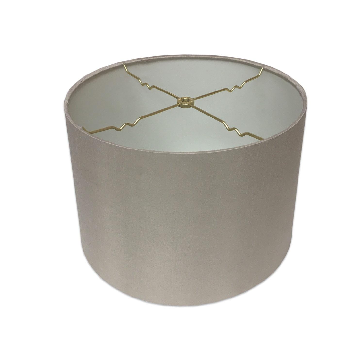 Royal Designs, Inc. Hardback Lamp Shade, 9 x 10 x 7 inches, Gray, Model HB-610-10GR