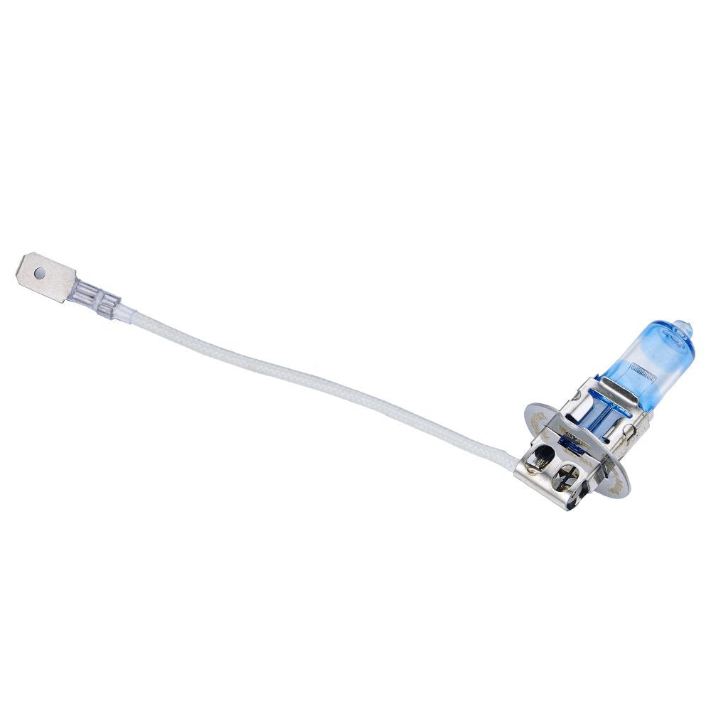 Voltage Automotive H3 Headlight Bulb Blue Eagle 40 Percent Brighter Professional Upgrade (4 Pack) - Replacement For High Beam Low Beam Fog Lights