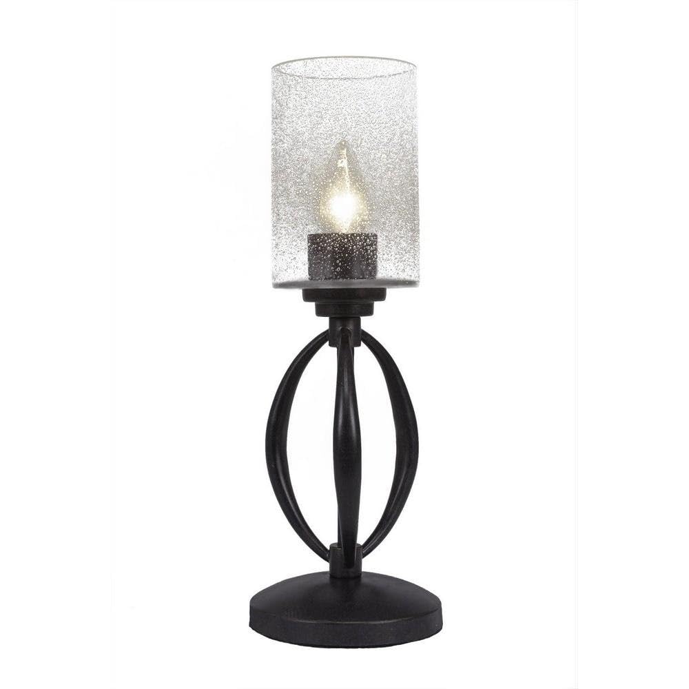 Toltec Lighting 2410-Dg-300 Marquise 1 Light Mini Table Lamp Bubble Glass