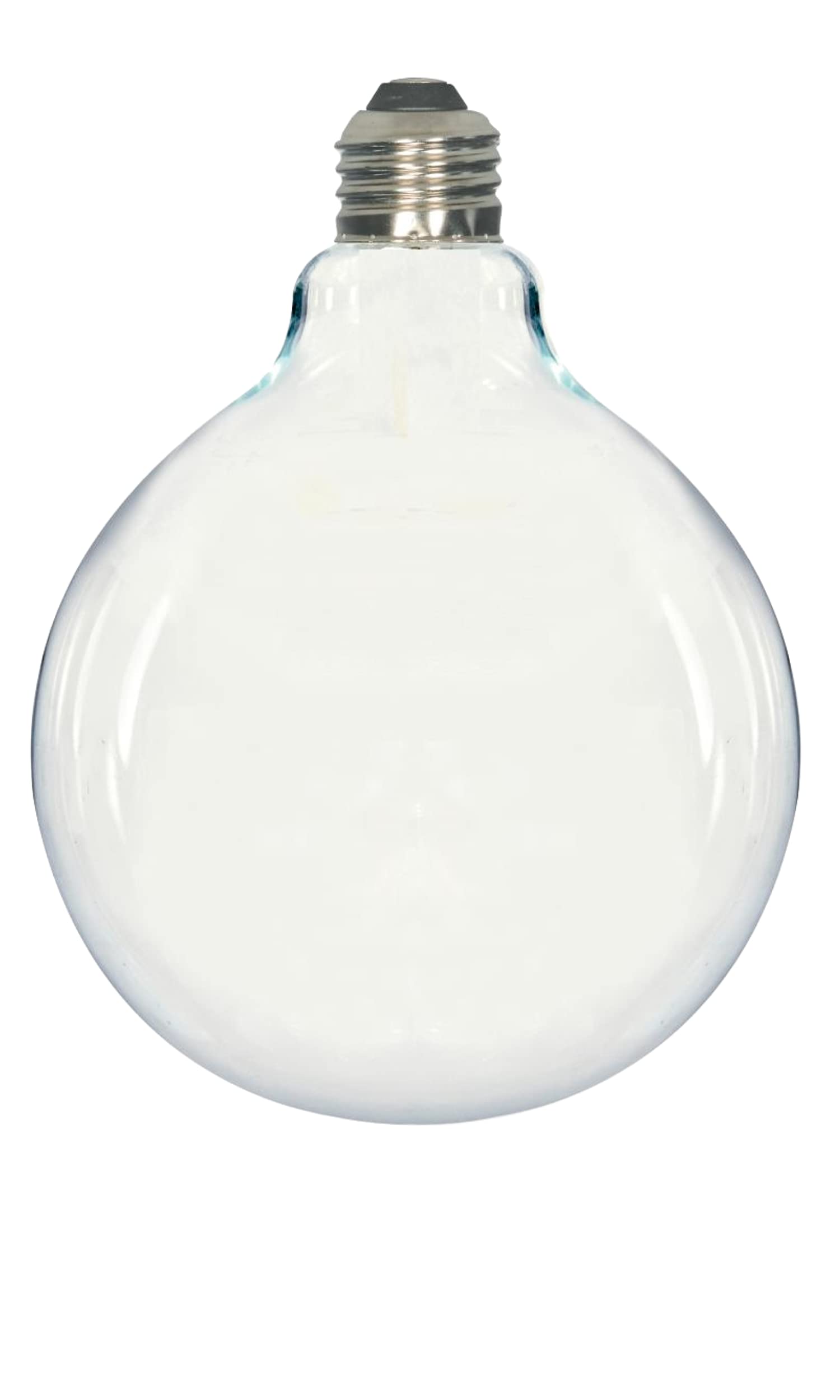 Satco S12112 6.5 Inch 6.5W G40 LED Medium Base Replacement Lamp, Color Temperature: 2700, Finish Color: Frosted