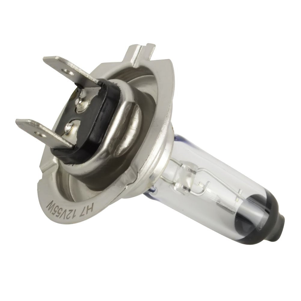 Safego H7 Halogen Headlight Bulb - 55W High/Low Beam, Universal for 12V Vehicles, Pack of 2, Color W7