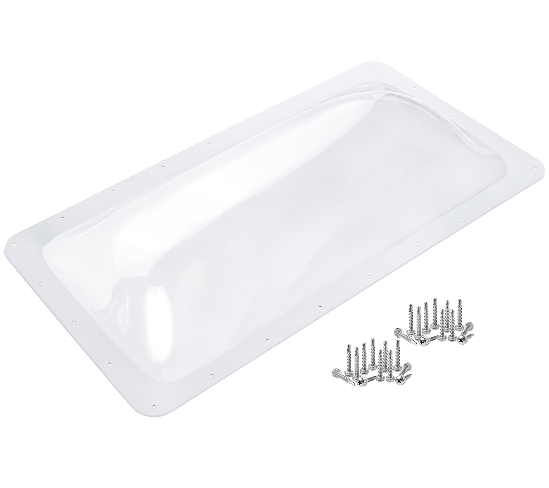 Xmk 34'' X 18'' Rv Skylight Replacement Cover Fit 14'' X 30'' Rv Skylight Shower Outer Dome Openings For Campers Food Truck Moto