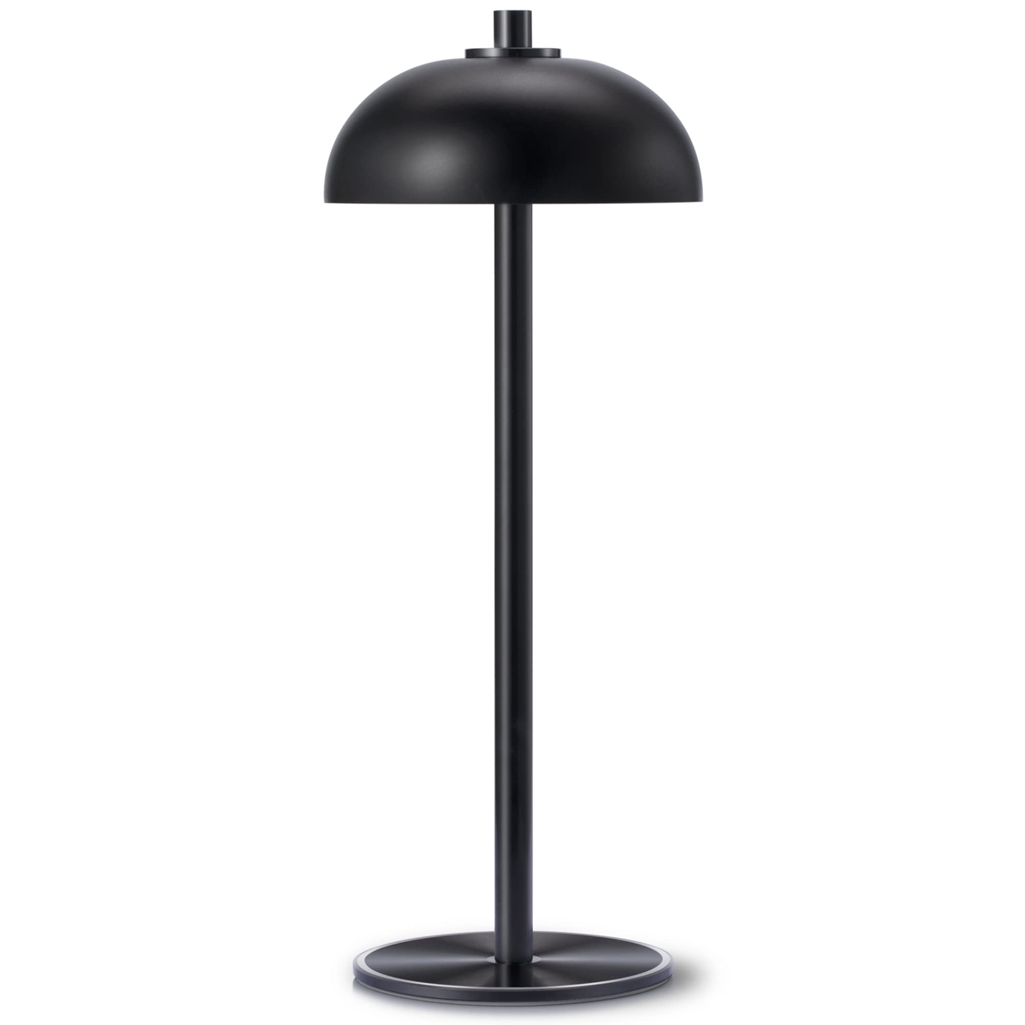 Jonemo Cordless Rechargeable Table Lamp - 5000Mah Led, 3 Color Dimmable, Black