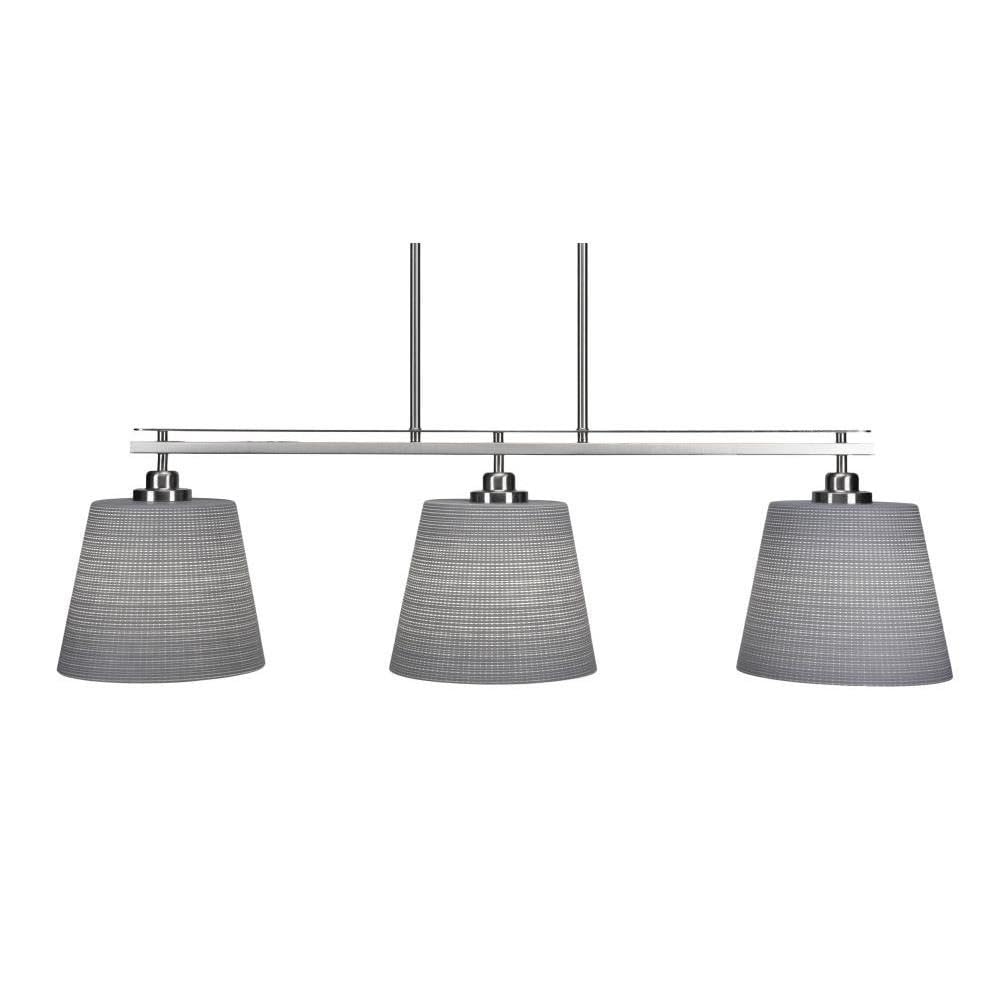Odyssey 3 Light Island in Brushed Nickel (2636-BN-4082)