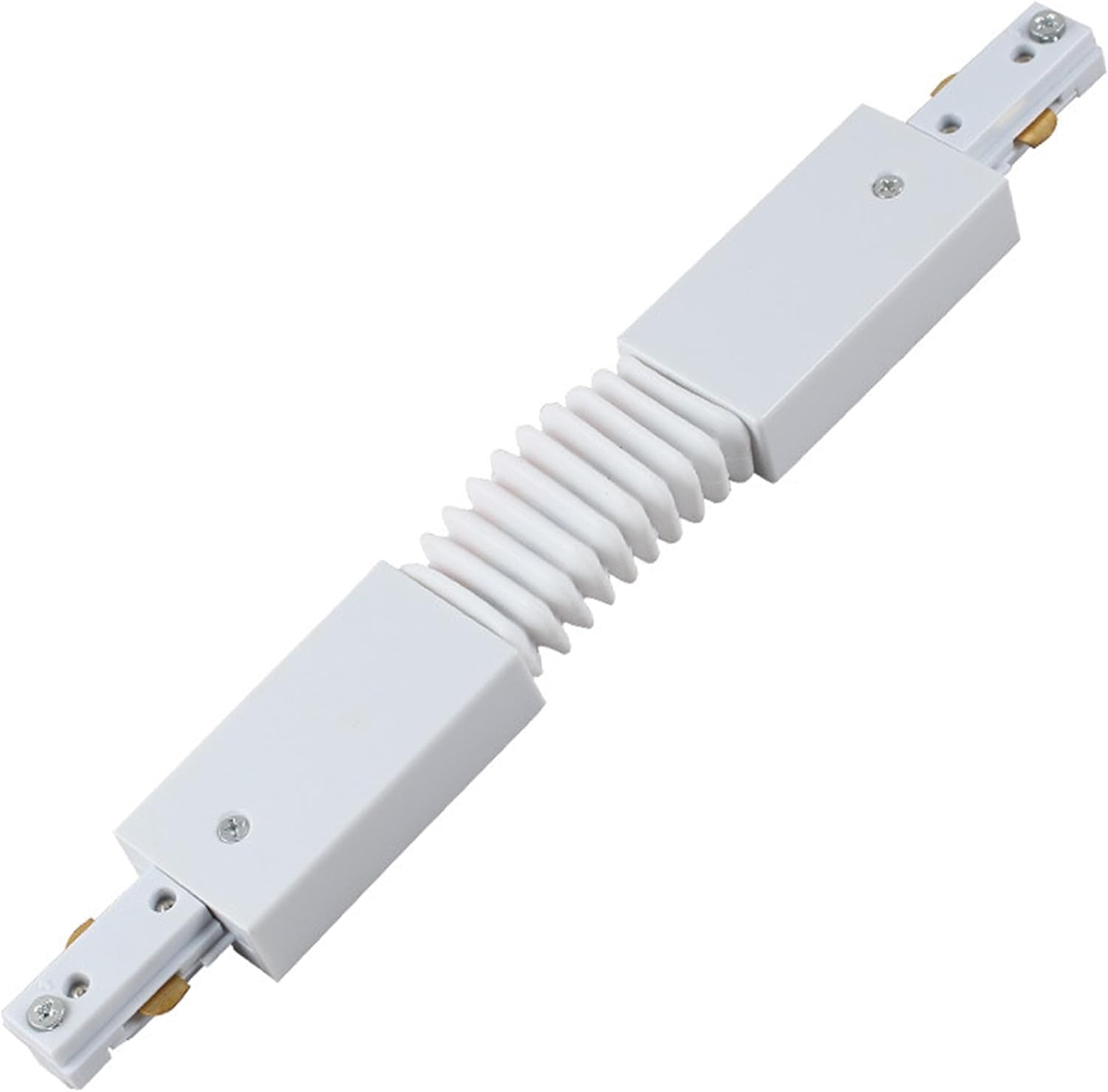 Yuemegou H Track Connector - Adjustable 3-Wire-1 Aluminum Lighting Accessory, H Type, White Flexible Connector, Model Yth-01
