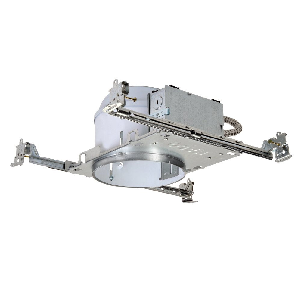 HALO H27T, 6 Housing Shallow Ceiling Non-IC 120V Line Voltage, Silver