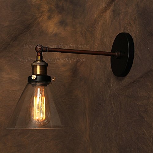 Warehouse Of Tiffany Ld5011 Michonne Glass Edison Light, 7"L X 7"W X 10"H, Clear