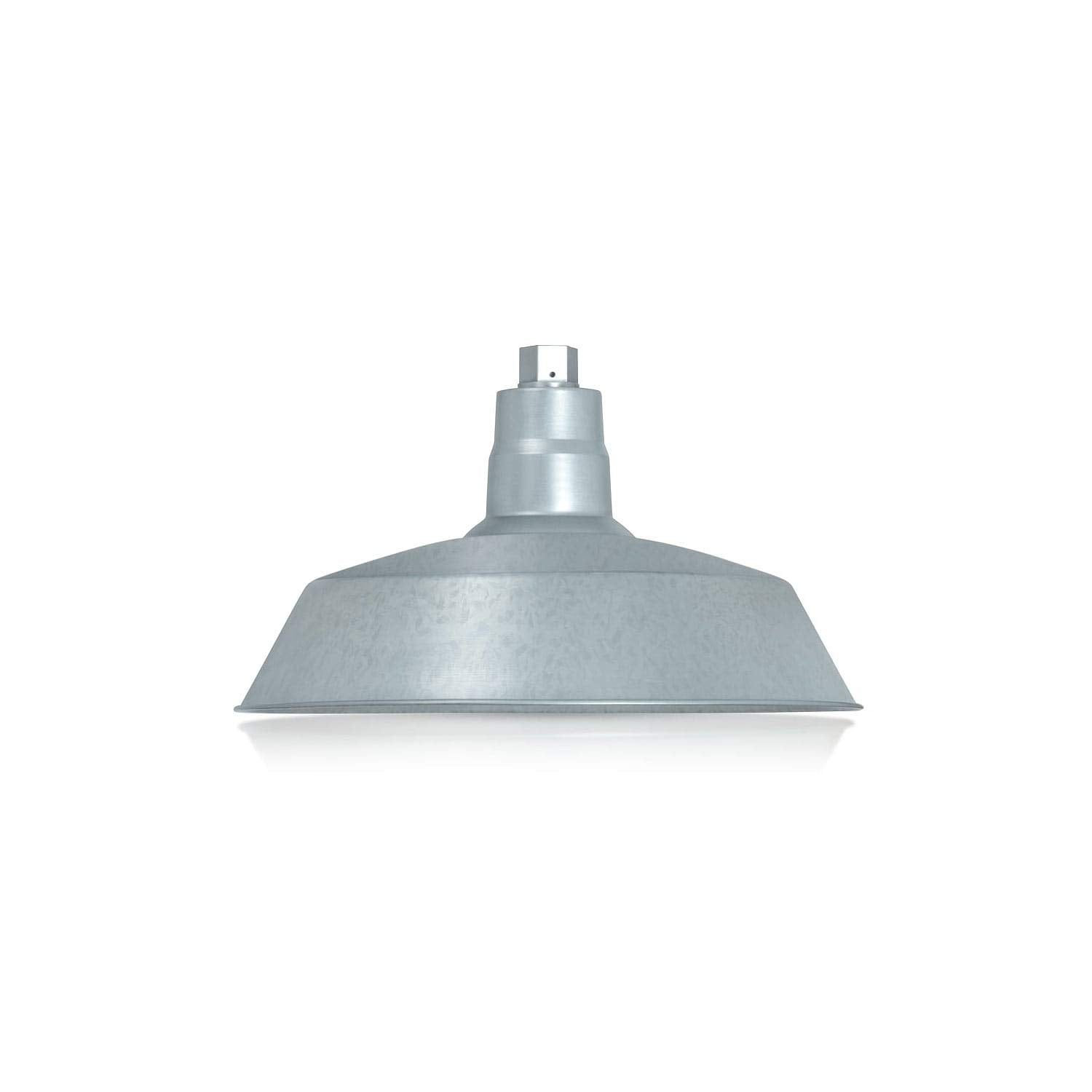 14In. Galvanized Outdoor Gooseneck Barn Light Fixture With 13In. Long Extension Arm - Wall Sconce Farmhouse, Vintage, Antique Style - Ul Listed - 9W 900Lm A19 Led Bulb (5000K Cool White) - 2-Pack