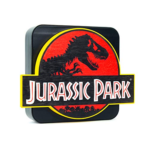 Numskull Jurassic Park 3D Lamp - Ambient Wall Light, 25.7x21.6x8.7 cm, Plastic, Official Jurassic World Merchandise
