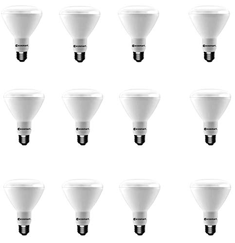 EcoSmart BR30 Dimmable LED Light Bulb - 65W Equivalent, 12 Count, Bright White