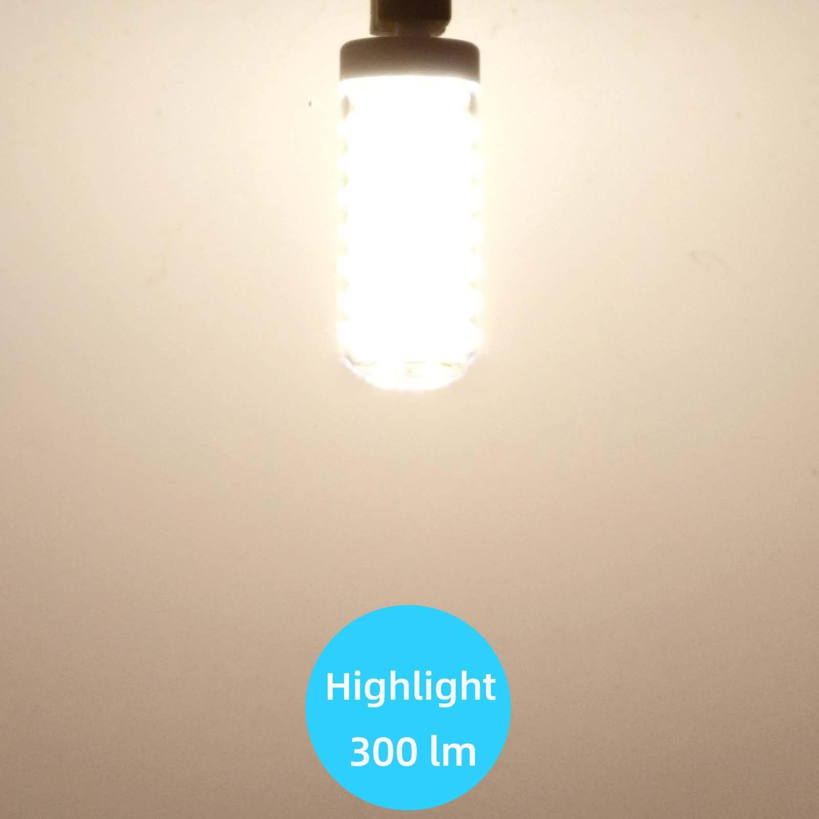 Hekmazon 10Pcs G4 Led Bulbs 3W Ac/Dc 12V 20W 30W Halogen Bulb Replacement Jc Bi-Pin Base Warm White 3000K G4 Landscape Bulbs