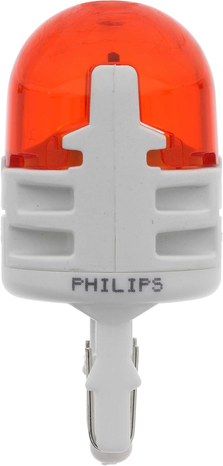 Philips 7443ALED Ultinon LED Bulb (Amber), 2 Pack