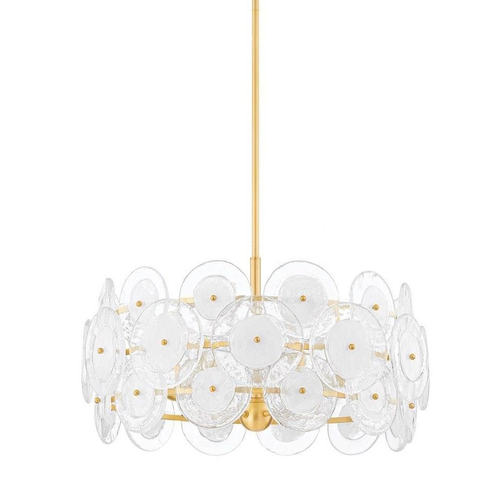 Mitzi H810705-AGB Zoella - 5 Light Chandelier 13 inches Tall and 23.75 inches Wide - Aged Brass