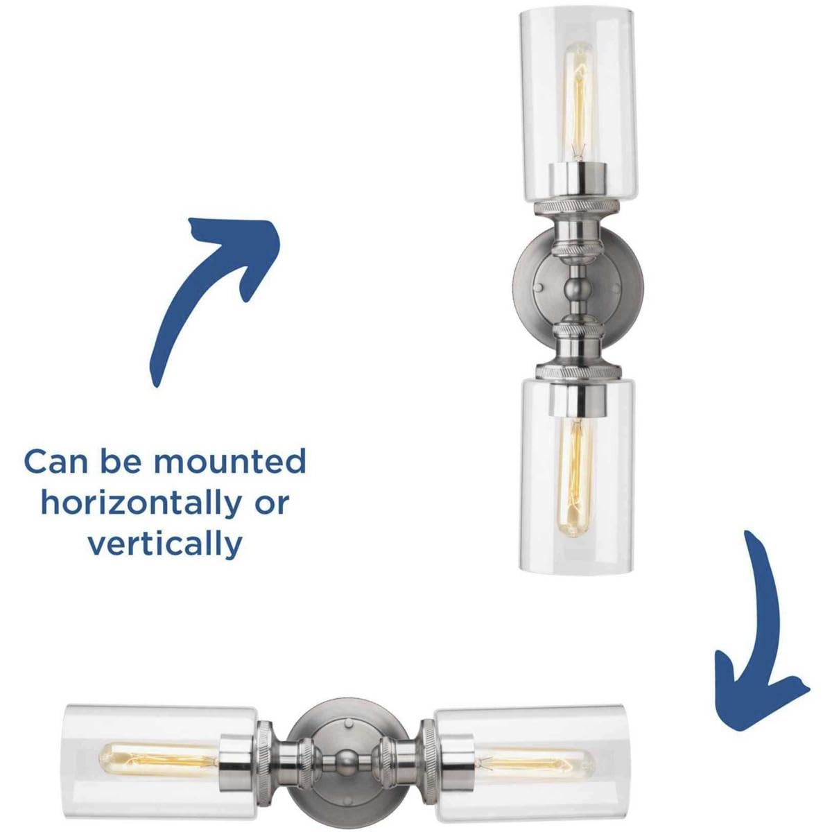 Progress Lighting Archives Bath & Vanity Light, Model P2809-81, Nickel, Alloy Steel