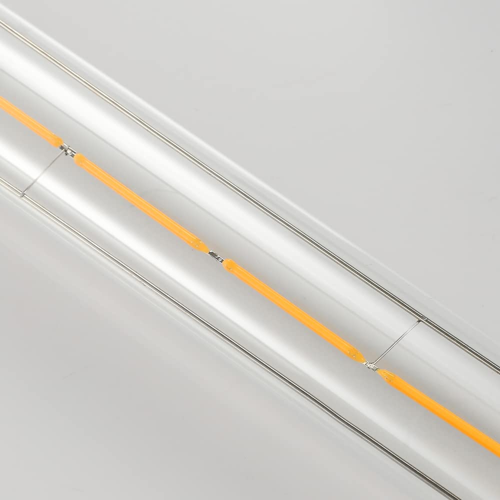 E26 Led Tubular Bulbs,Soft White 3000K,T10 Dimmable Led Bulb,8.9In Tube Edison Light Bulbs 4W Dimmable Tube Vintage Led Bulbs 40