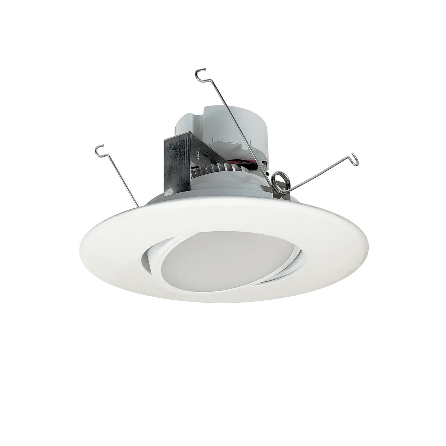 Nora Nox-563440Ww 5/6'' Onyx Round Led Adjustable Retrofit, White (4000K)